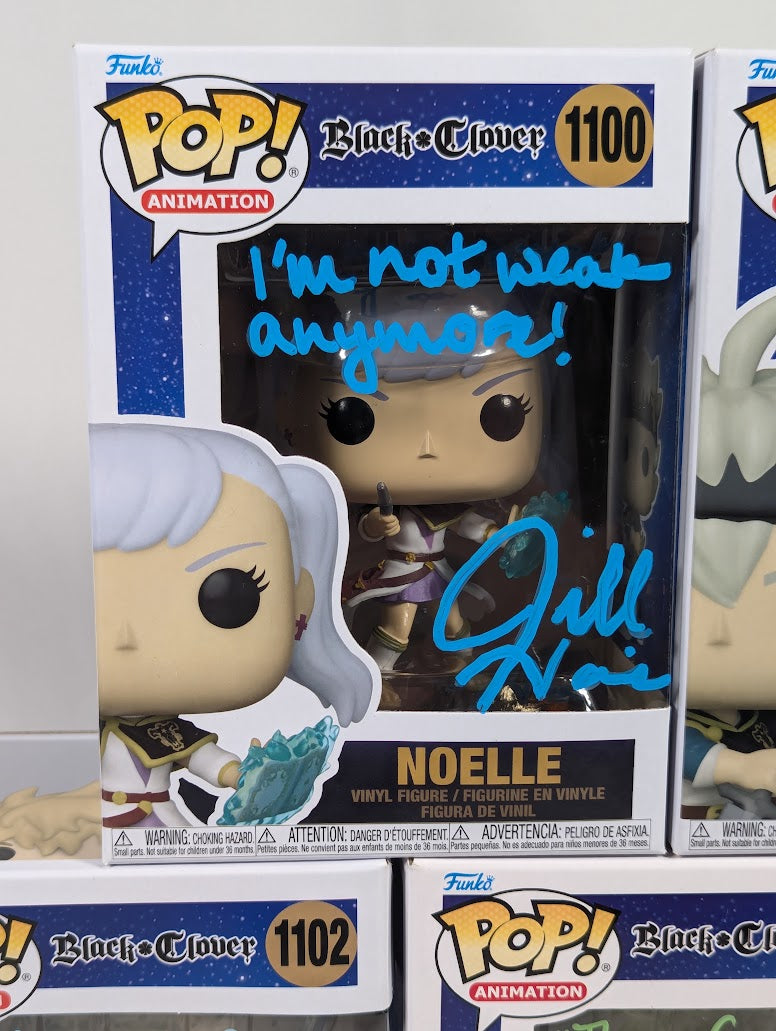 Black Clover Signed Bundle of 5 Funko Pop! Vinyl Figures