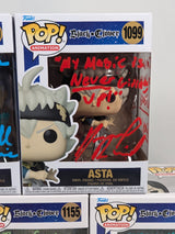 Black Clover Signed Bundle of 5 Funko Pop! Vinyl Figures