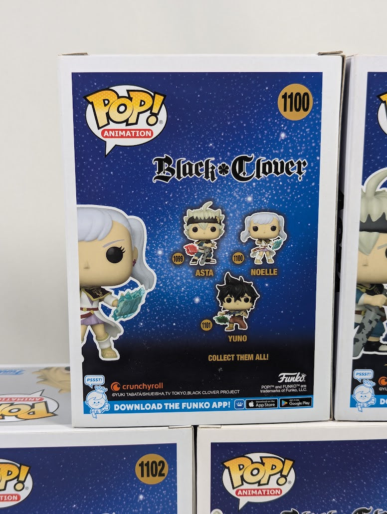 Black Clover Signed Bundle of 5 Funko Pop! Vinyl Figures