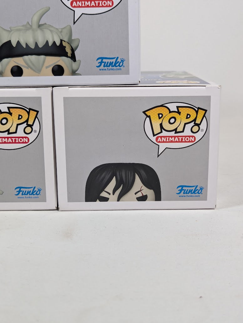 Black Clover Signed Bundle of 5 Funko Pop! Vinyl Figures