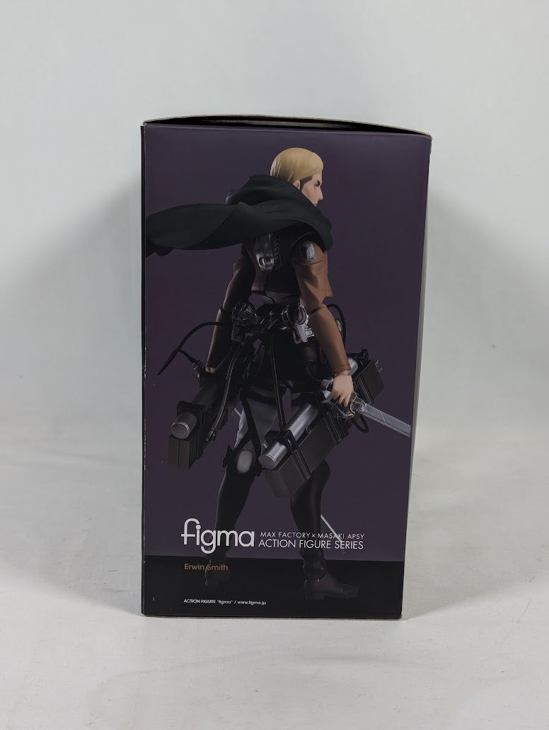 Attack on Titan Erwin Smith Figma Action Figure #446 (Missing Horse Stand)