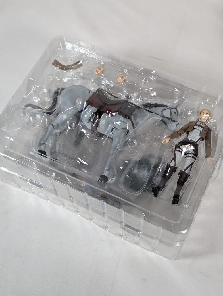 Attack on Titan Erwin Smith Figma Action Figure #446 (Missing Horse Stand)