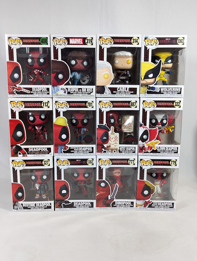 Marvel Deadpool Bundle of 12 Funko Pop! Vinyl Figures