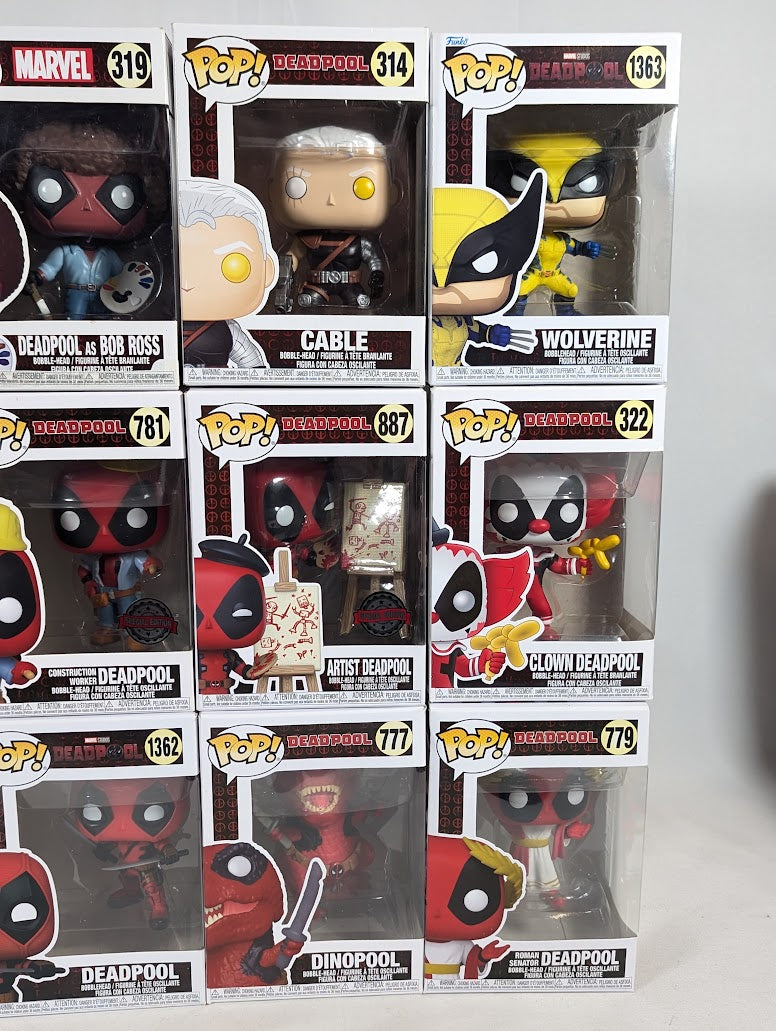 Marvel Deadpool Bundle of 12 Funko Pop! Vinyl Figures