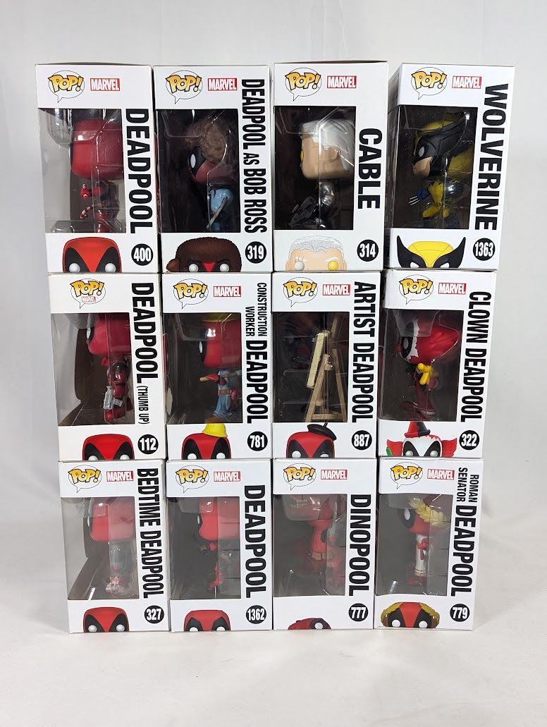 Marvel Deadpool Bundle of 12 Funko Pop! Vinyl Figures