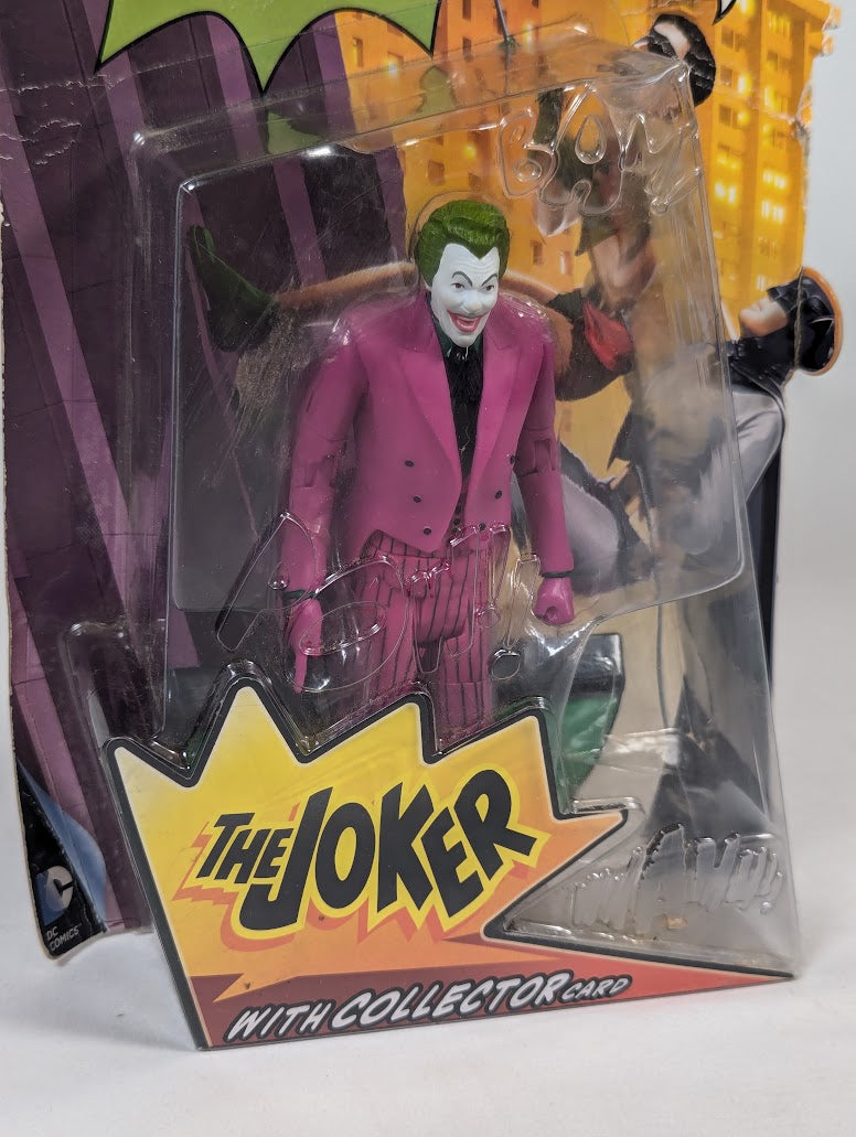 DC Comics Batman Classic TV Series The Joker With Collector Card 2013 Mattel Action Figure