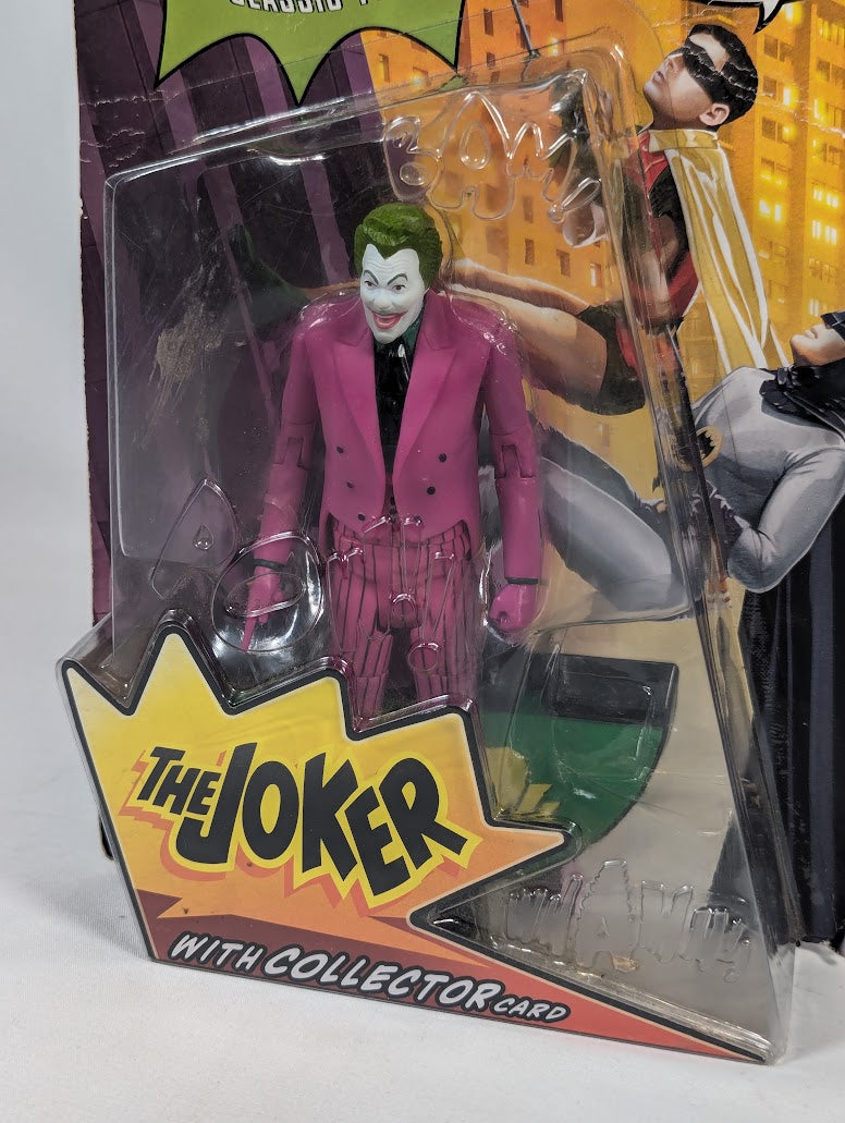DC Comics Batman Classic TV Series The Joker With Collector Card 2013 Mattel Action Figure