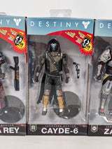 Destiny Ikora Rey, Cayde-6 & Zavala 2018 McFarlane Toys Bundle of 3 Action Figures (With Emblem DLC Codes)
