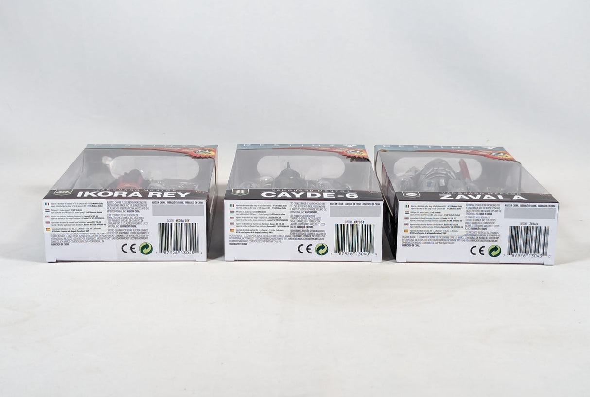 Destiny Ikora Rey, Cayde-6 & Zavala 2018 McFarlane Toys Bundle of 3 Action Figures (With Emblem DLC Codes)