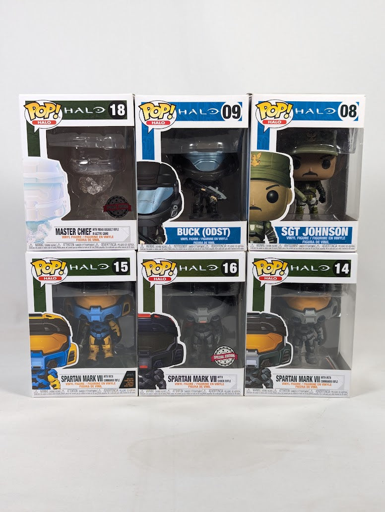Halo Bundle of 6 Funko Pop! Vinyl Figures