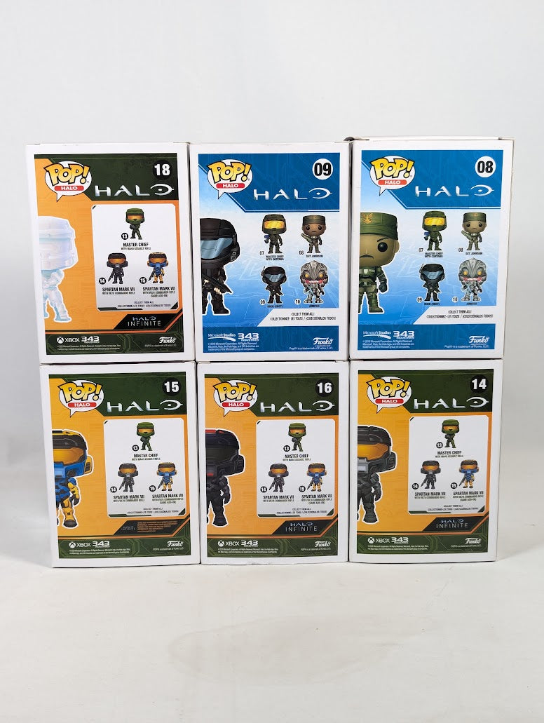 Halo Bundle of 6 Funko Pop! Vinyl Figures