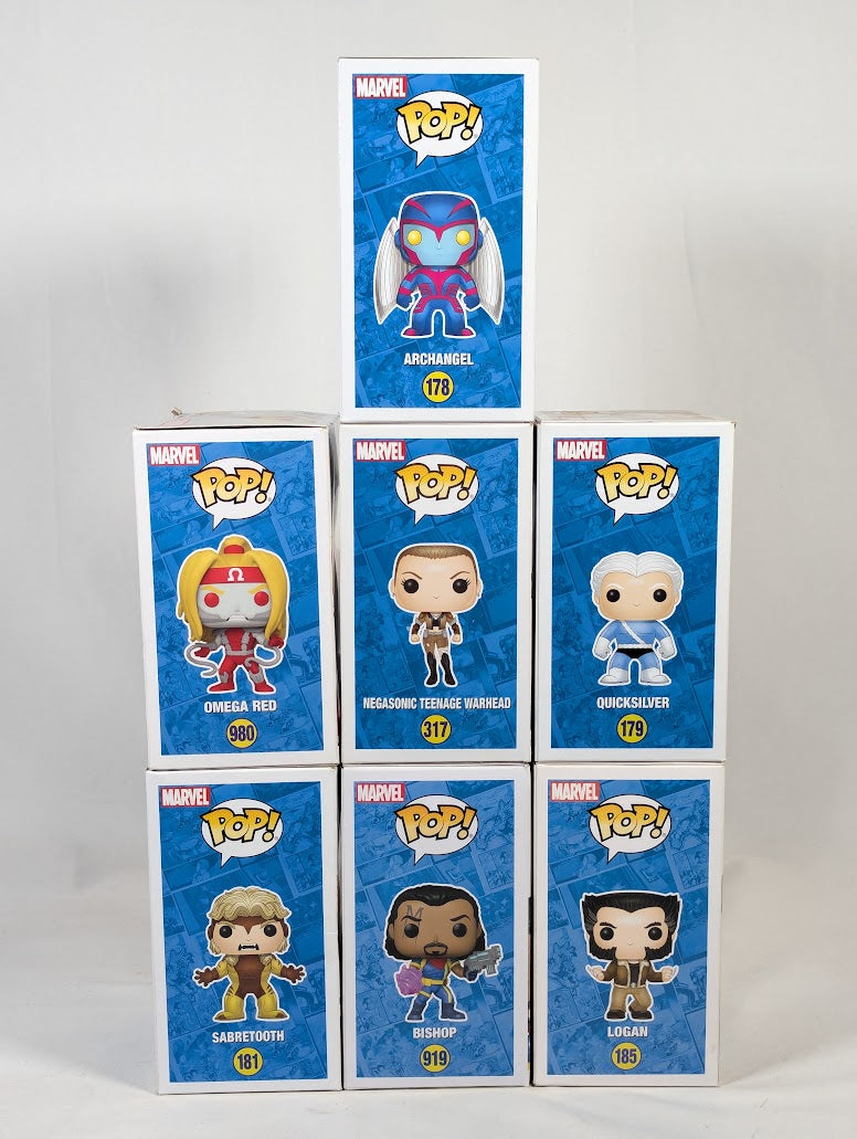Marvel X-Men Bundle of 7 Funko Pop! Vinyl Figures