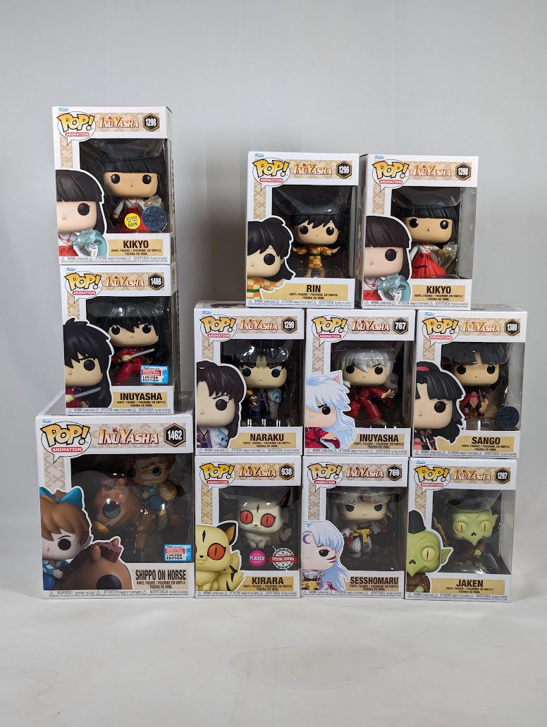 Inuyasha Bundle of 11 Funko Pop! Vinyl Figures