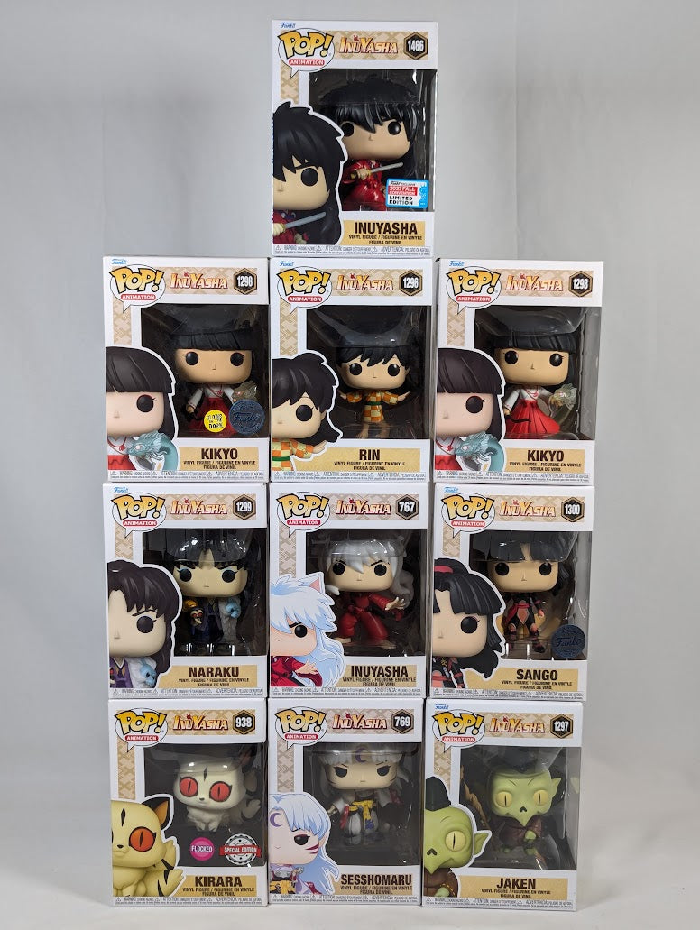 Inuyasha Bundle of 11 Funko Pop! Vinyl Figures