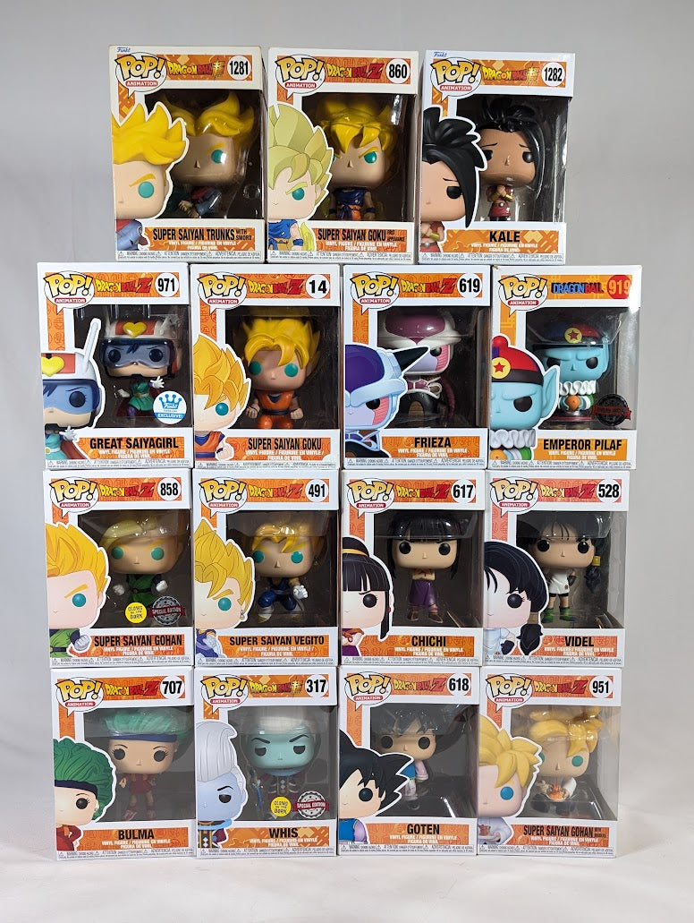 Dragon Ball Bundle of 14 Funko Pop! Vinyl Figures