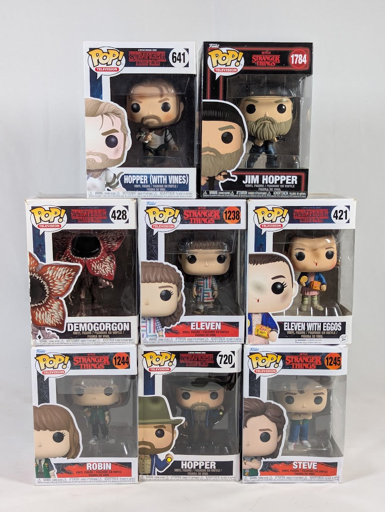 Stranger Things Bundle of 10 Funko Pop! Vinyl Figures