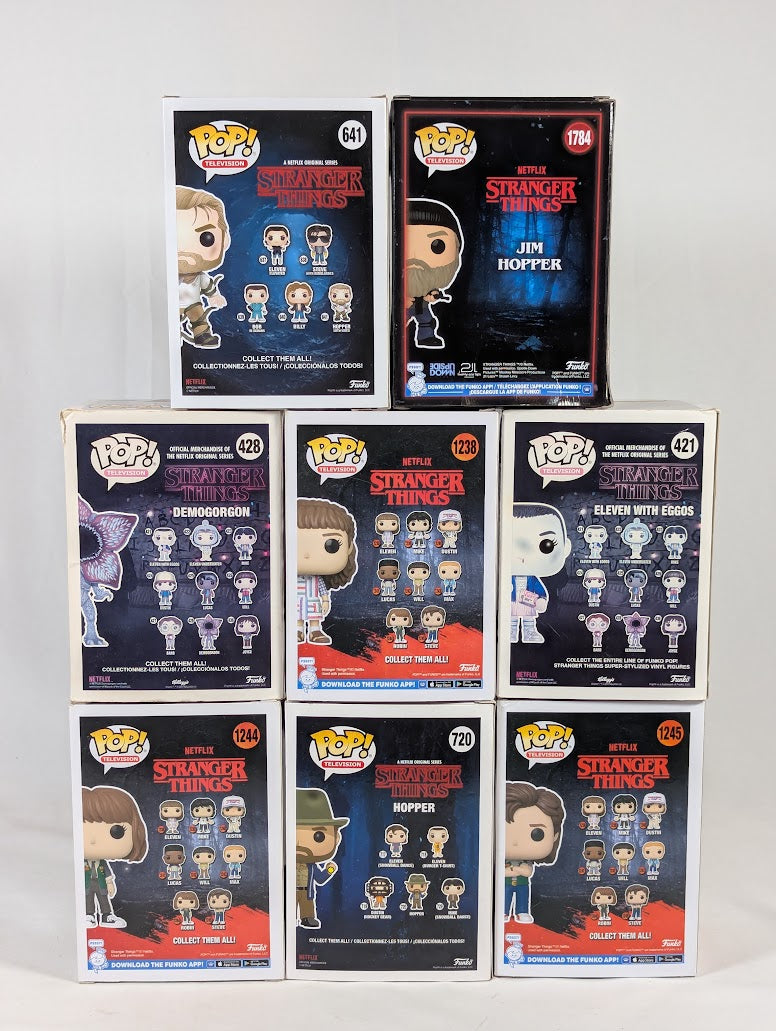 Stranger Things Bundle of 10 Funko Pop! Vinyl Figures