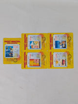 Pokemon Anime Collection Bandai Carddass 1999 Bundle of 5 Trading Cards
