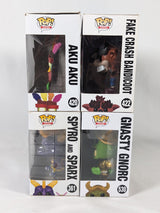 Crash Bandicoot & Spyro the Dragon Bundle of 4 Funko Pop! Vinyl Figures