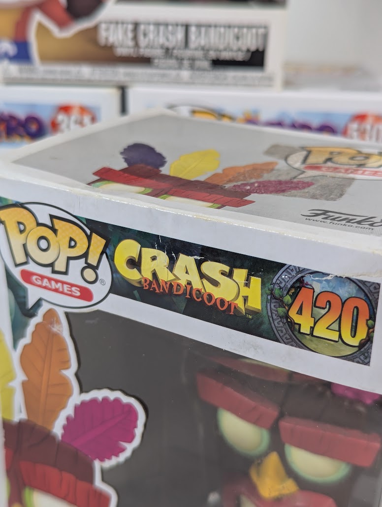 Crash Bandicoot & Spyro the Dragon Bundle of 4 Funko Pop! Vinyl Figures