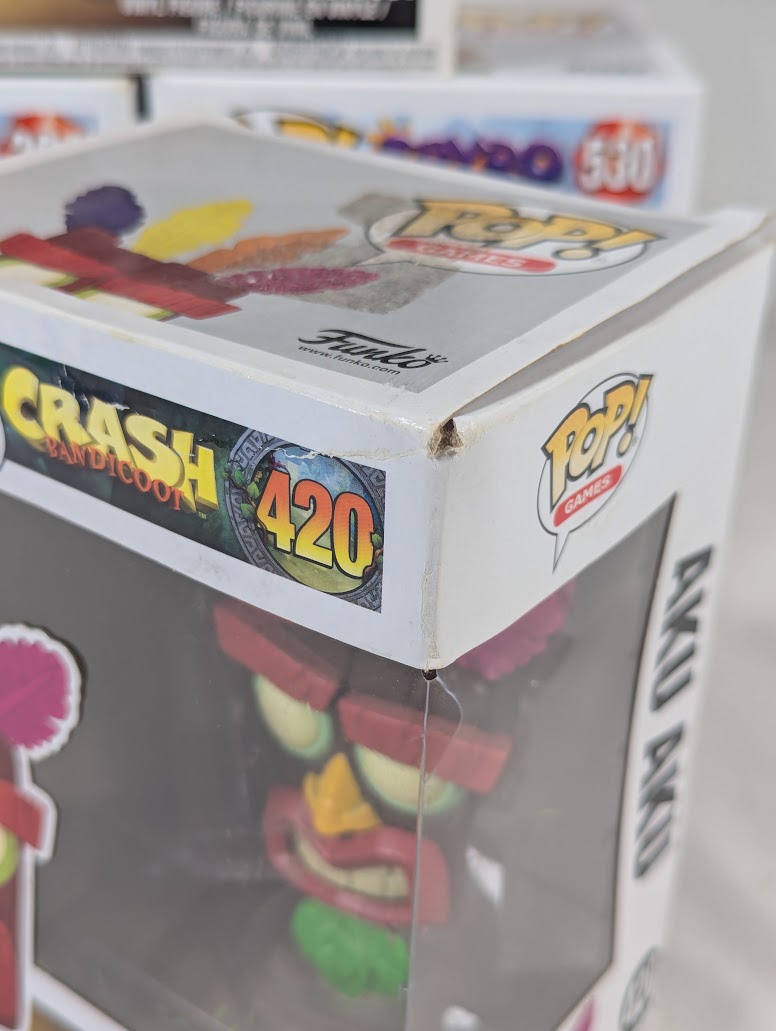 Crash Bandicoot & Spyro the Dragon Bundle of 4 Funko Pop! Vinyl Figures