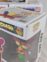 Crash Bandicoot & Spyro the Dragon Bundle of 4 Funko Pop! Vinyl Figures