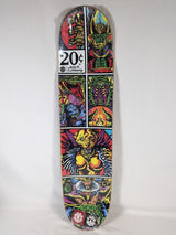 Nyjah Huston Final Element Sakmet Disorder Skateboard Deck