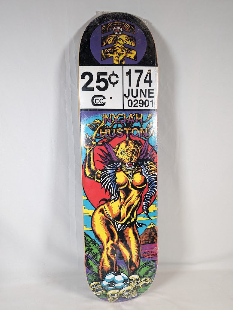 Nyjah Huston Final Element Sakmet Disorder Skateboard Deck