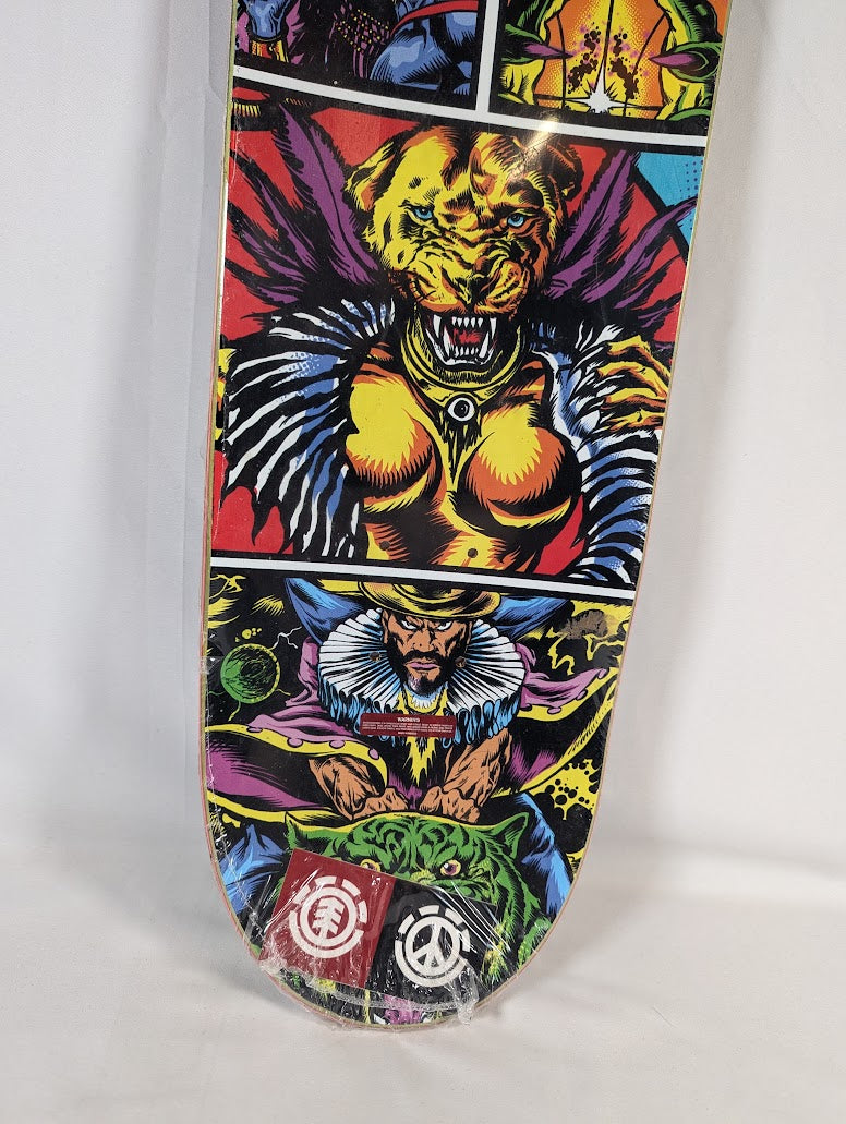 Nyjah Huston Final Element Sakmet Disorder Skateboard Deck