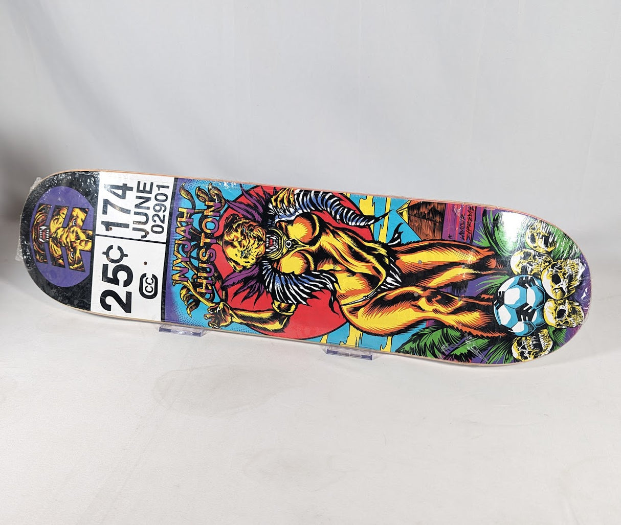 Nyjah Huston Final Element Sakmet Disorder Skateboard Deck