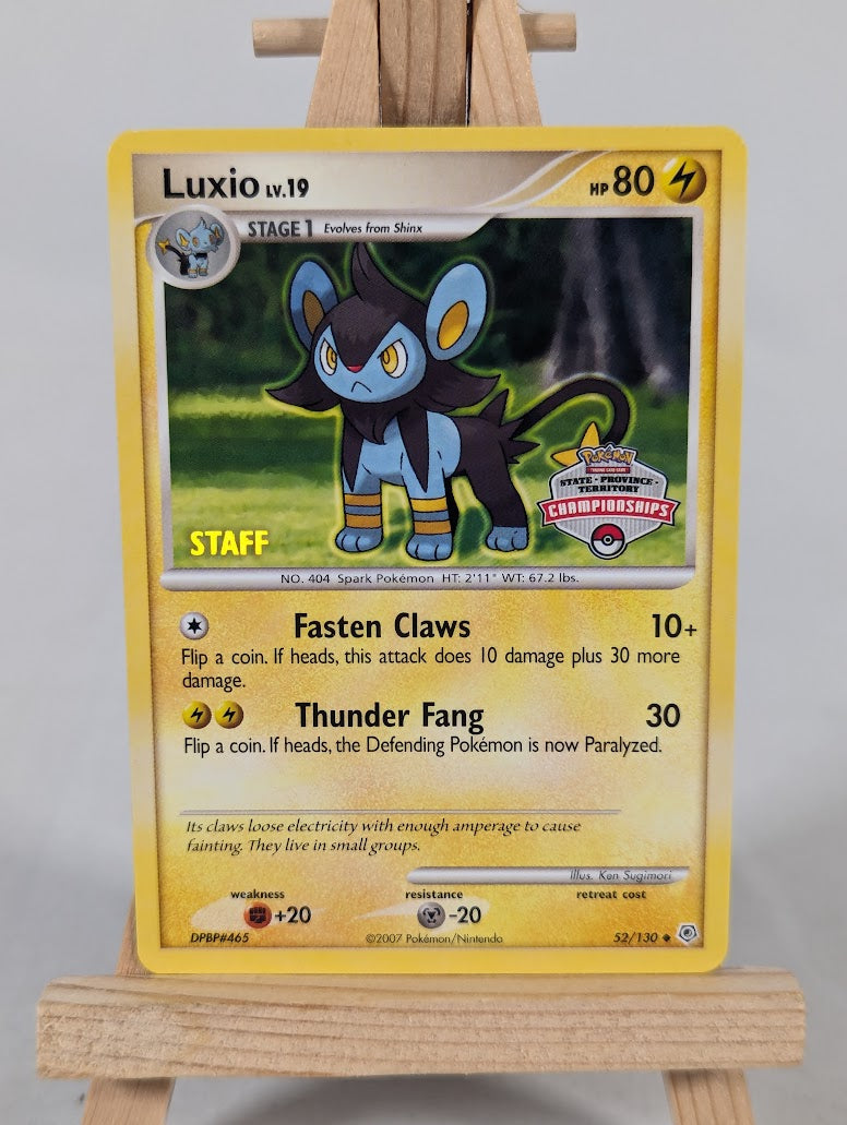 Pokemon Trading Card Game Luxio 52/130 (Staff & Championships Stamp) LP