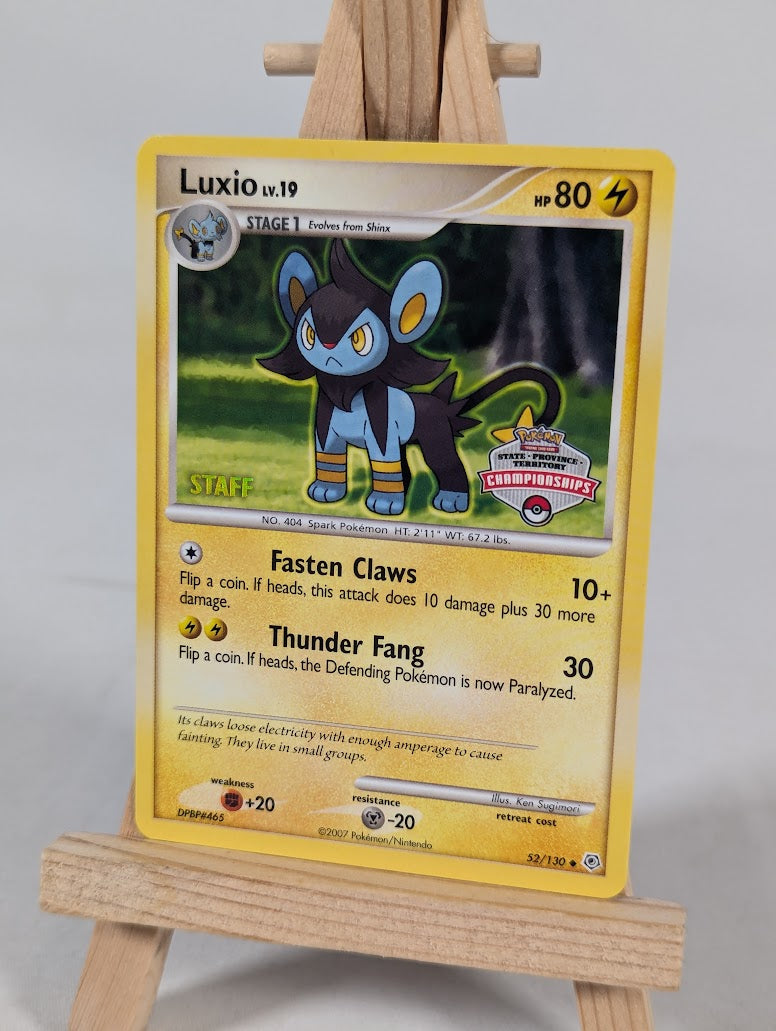 Pokemon Trading Card Game Luxio 52/130 (Staff & Championships Stamp) LP