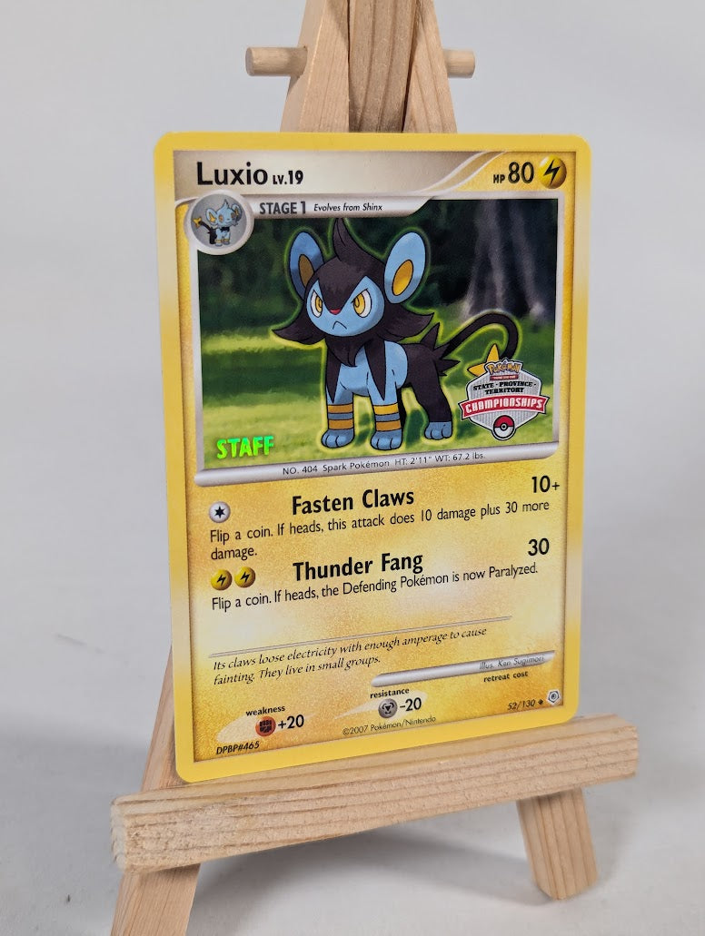 Pokemon Trading Card Game Luxio 52/130 (Staff & Championships Stamp) LP