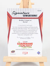 Upper Deck Trading Card Marvel The Guardians of the Galaxy Holiday Special Signature Sensations Signed by Bradley Cooper