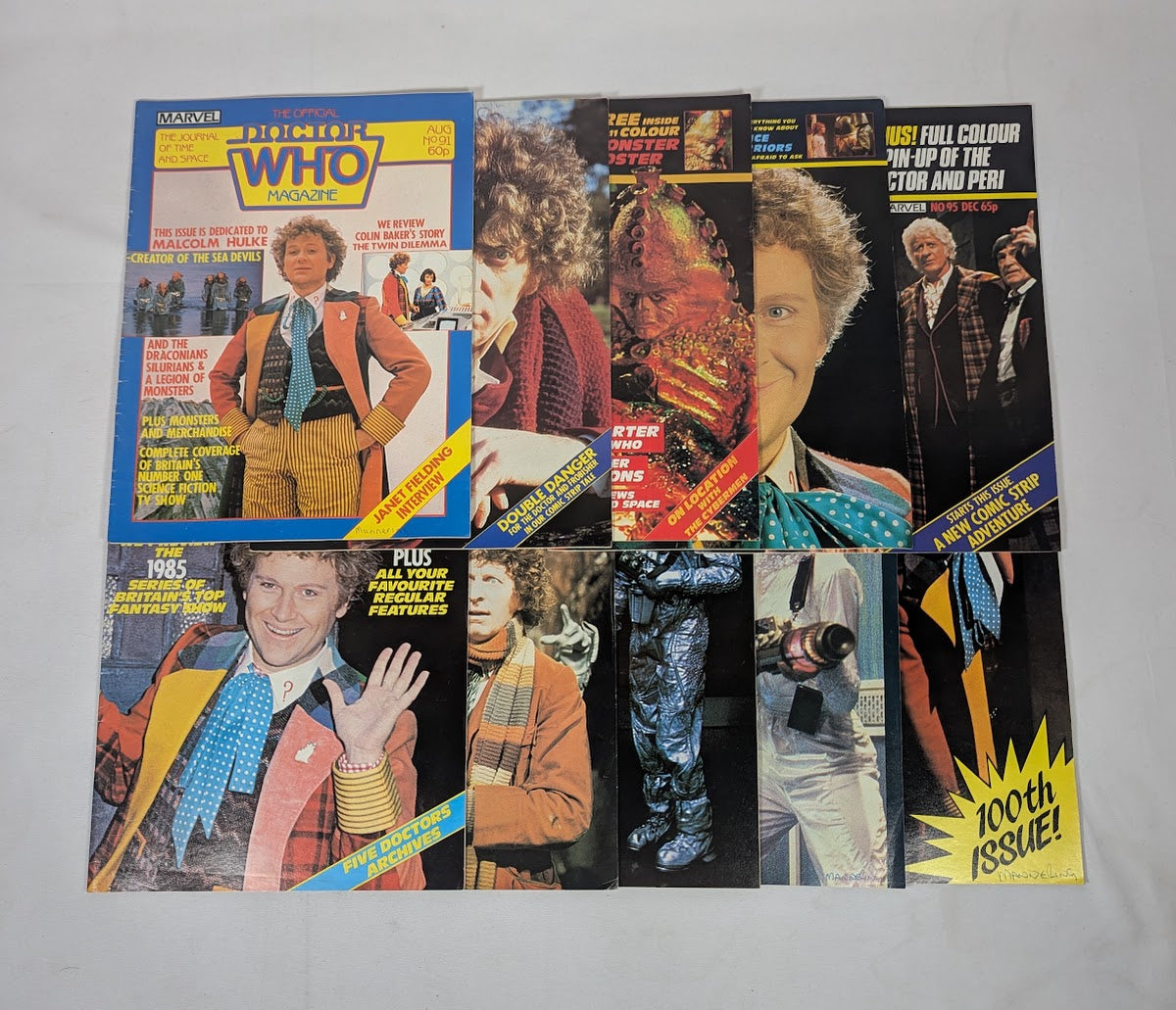 Doctor Who Weekly / Monthly Magazine Bundle Issues 1 - 142 (Including Summer & Winter Specials)
