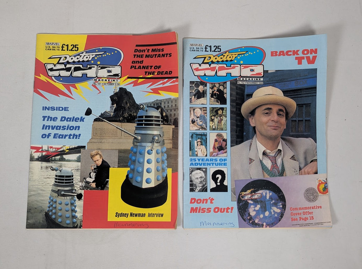Doctor Who Weekly / Monthly Magazine Bundle Issues 1 - 142 (Including Summer & Winter Specials)