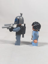LEGO Star Wars Jango Fett & Young Boba Fett Mini Figure Bundle SW1433 & SW1407 (75409) (No Hair for Jango)