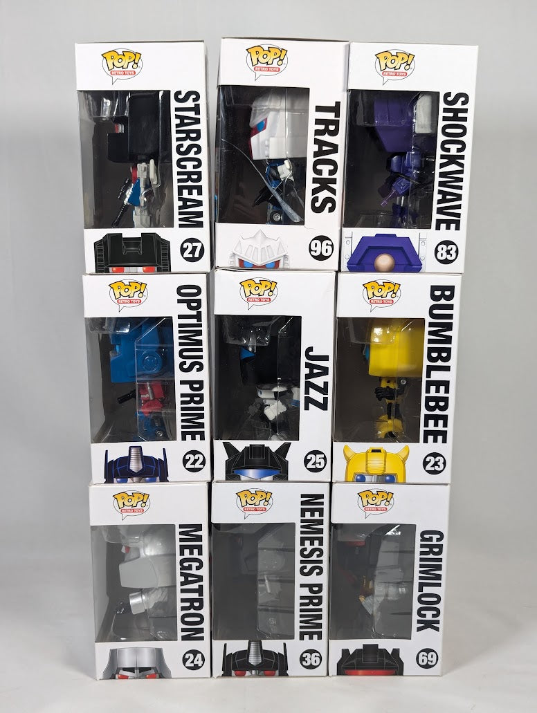 Transformers Bundle of 9 Funko Pop! Vinyl Figures