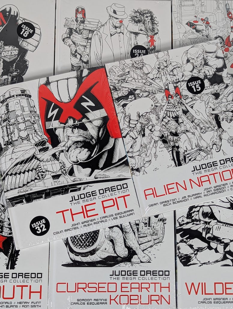 2000AD Judge Dredd The Mega Collection Bundle of 13 Hardback Graphic Novels
