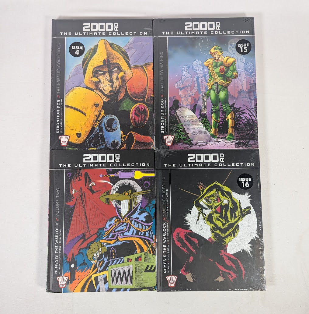 2000AD The Ultimate Collection Bundle of 4 Hardback Graphic Novels