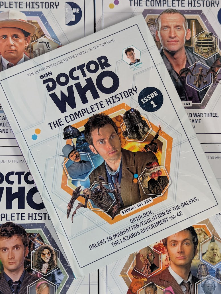Doctor Who The Complete History Bundle of 10 Hardback Books