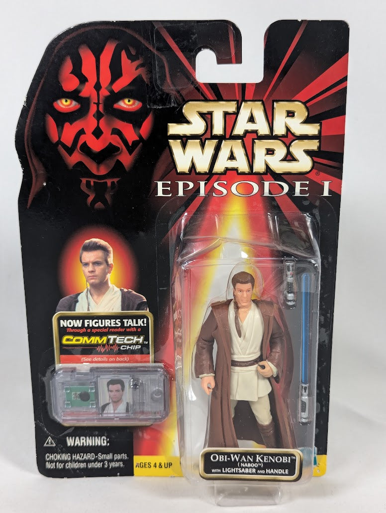 Star Wars Episode 1 1999 Hasbro 12 Action Figures & CommTech Device Bundle