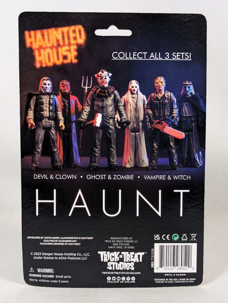 Haunt Devil & Clown 2023 Trick or Treat Studios Action Figure 2-Pack