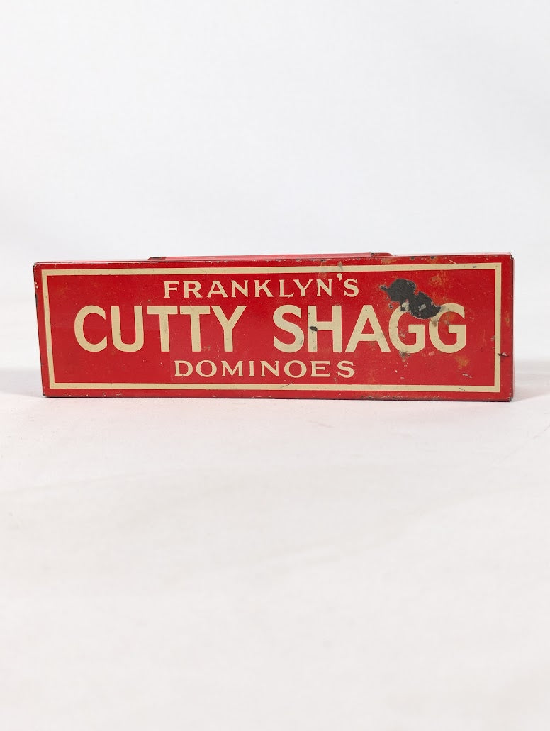 Vintage Advertising Franklyn's Cutty Shagg 1933 Metallic Dominoes