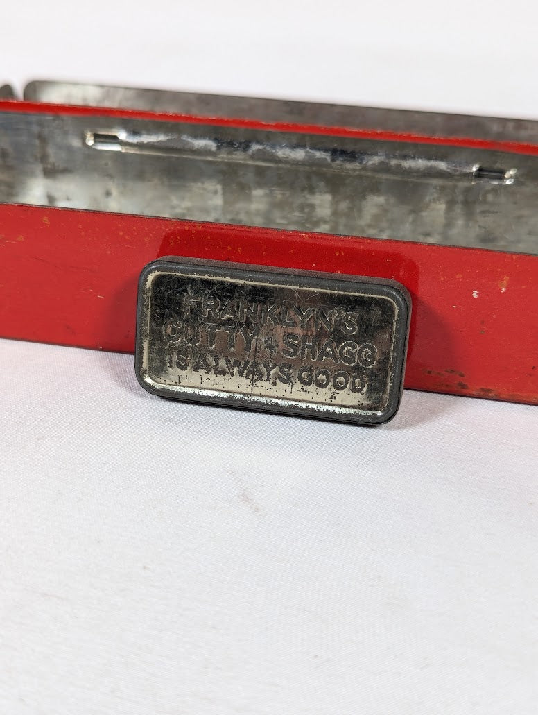 Vintage Advertising Franklyn's Cutty Shagg 1933 Metallic Dominoes
