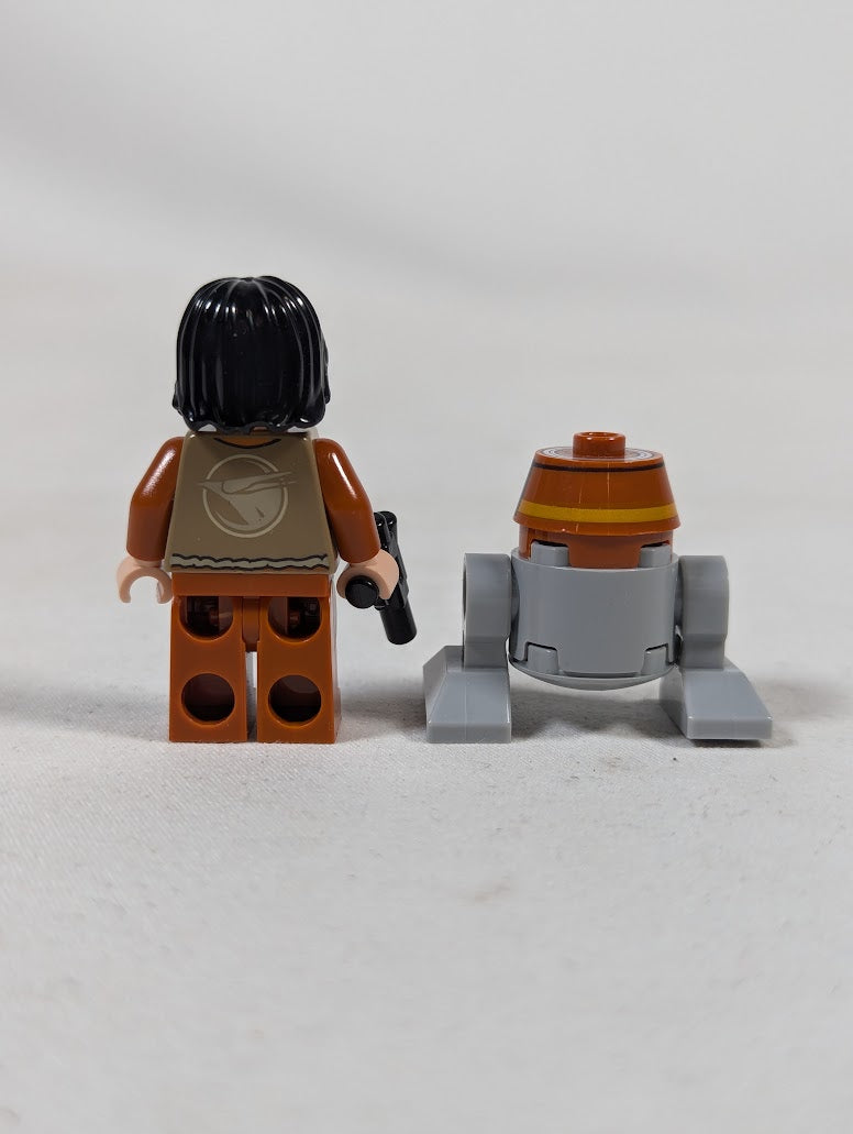 LEGO Star Wars C1-10P Chopper & Ezra Bridger Mini Figures SW0565 & SW0574