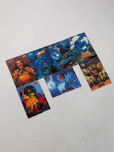 Marvel Masterpieces 1994 Gold Foil Signature Series Bundle of 7 Trading Cards