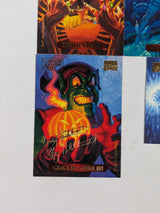 Marvel Masterpieces 1994 Gold Foil Signature Series Bundle of 7 Trading Cards