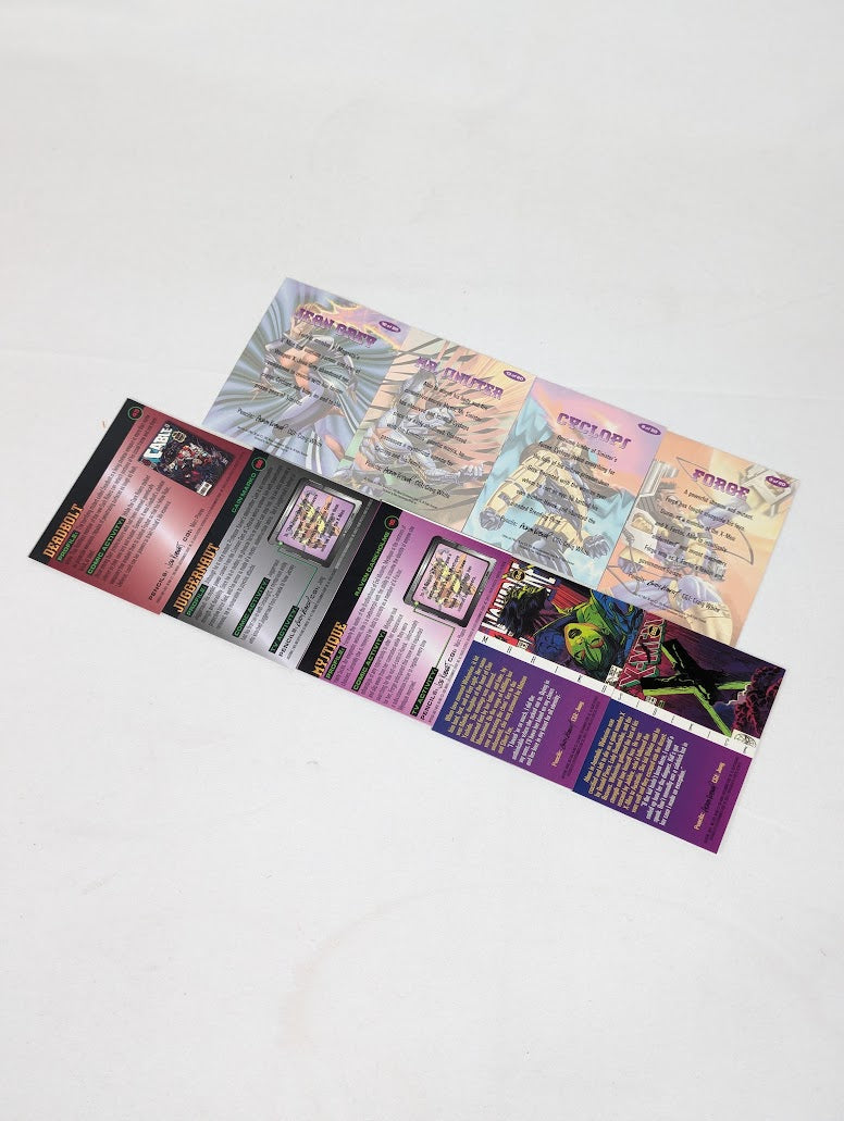 Marvel Fleer 1995 Ultra X-Men Bundle of 9 Trading Cards