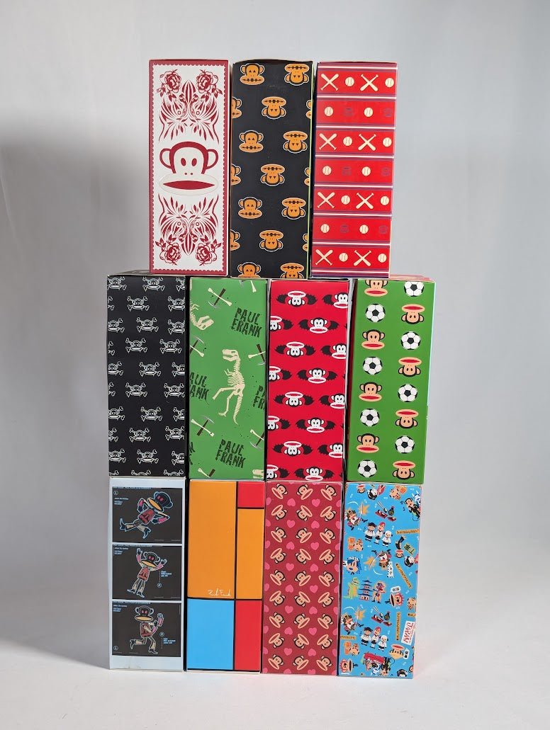 Paul Frank Julius the Monkey Play Imaginative Bundle of 11 Vinyl Art Figures